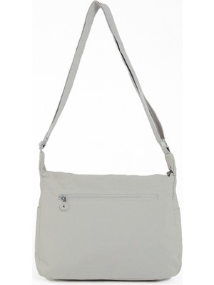 Sanmorris Kadın Suya Dayanıklı Paraşüt Kumaş Çok Gözlü Çapraz Askılı Omuz Çantası 3054