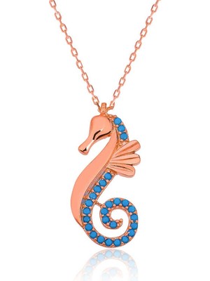 925 Ayar Gümüş Denizatı Kadın Gümüş Kolye