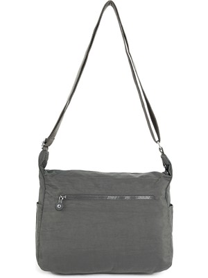 Sanmorris Kadın Suya Dayanıklı Paraşüt Kumaş Çok Gözlü Çapraz Askılı Omuz Çantası 3054