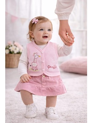 Cemre %100  Pamuk Kapitone Bebek/çocuk-Kız/erkek Yelek