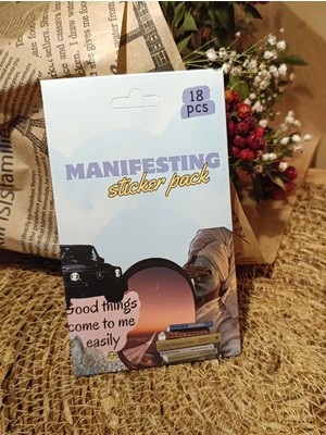 Paganca Manifest / Motivasyon / Olumlama / Motto / Hedefler Sticker Seti