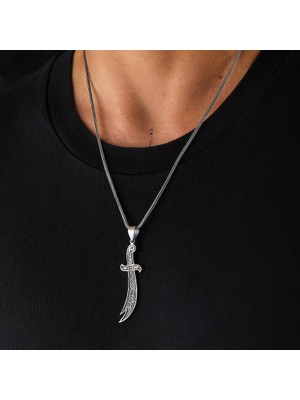 Gümüş Hz. Ali Zülfikar Kılıcı Kolye