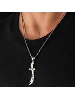 Gümüş Hz. Ali Zülfikar Kılıcı Kolye