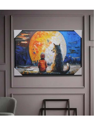 Duvara Asmalı Yağlı Boya Pano