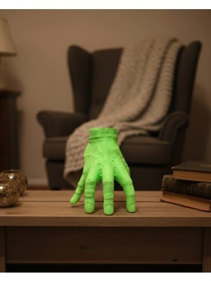 Marsilyan 3D Dekoratif Yeşil El Obje 27X22 cm Sanatsal ve Iddialı Aksesuar