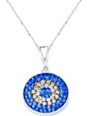 Marsilyan 925 Ayar Gümüş Nazar Kadın Gümüş Kolye PND82111017 (72)