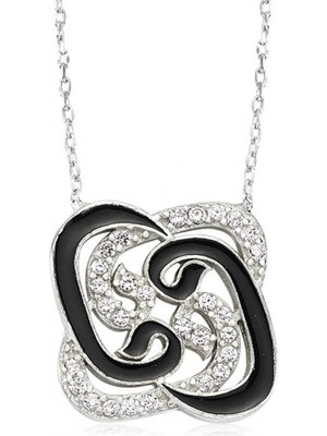 Marsilyan 925 Ayar Gümüş Pervane Vav Kadın Gümüş Kolye PT1340095 (72)