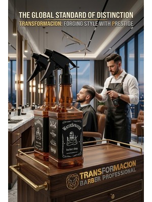 Transformacion Berber Kuaför Su Spreyi Şişesi Profesyonel Saç Fısfısı 500 ml 722962