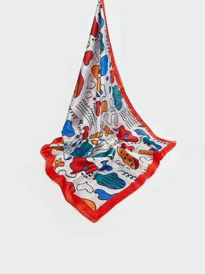 Lc Waikiki Yeni Sezon Desenli Kadın Şal