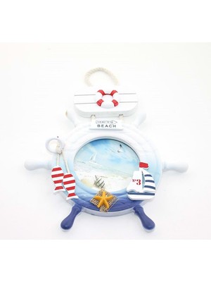 Ahşap Marin Dümenli Çerceve