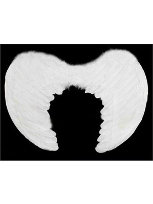 Marsilyan Beyaz Renkli Küçük Boy Bebek Melek Kanadı 30X45 cm