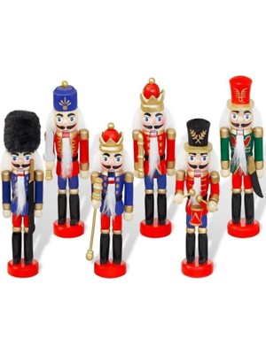 Vice Avm Kurşun Asker Ahşap Dekoratif Eşya 13 Cm 6 Lı Set TG-V 7411