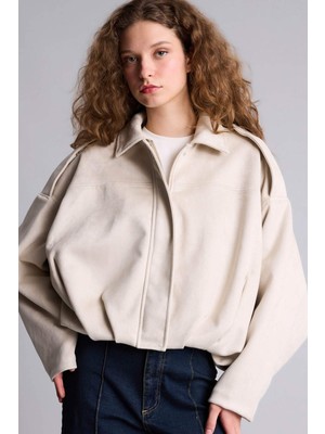 DeFacto Su Geçirmez Regular Fit Süet Mont G0769AX26SP