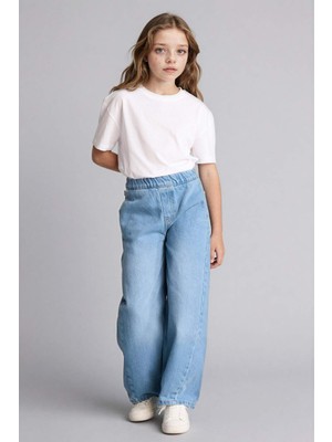 DeFacto Balloon Fıt Jean Pantolon Kız ÇOCUK G0248A826SM