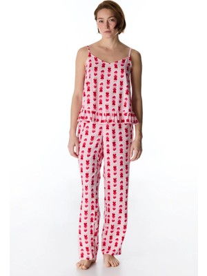 Penti Acık Pembe Carrie Pantolon Pijama Takımı