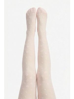 Penti Kız Çocuk Sıcak Pembe Pretty Dotted Daisy Külotlu Çorap