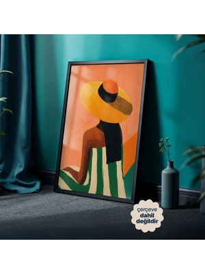 Persona Istanbul Artificial Collection "riviera Chic" - Modern Akdeniz Illüstrasyon Posteri (Çerçevesiz)