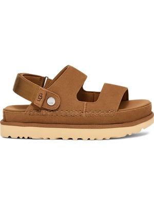 Ugg %88 Inek Derisi, %12 Tekstil Taba Kadın Sandalet W Goldenstar Glıde