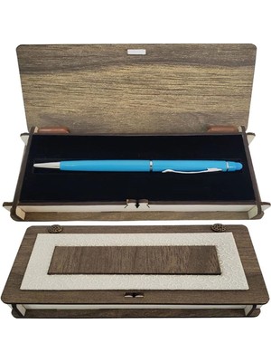 Shopwave Tükenmez Kalem Ahşap Kutulu