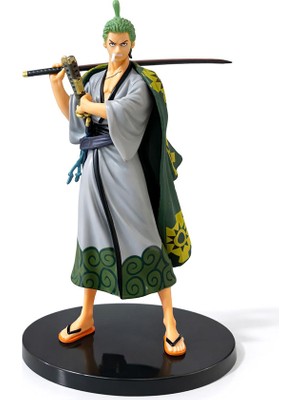 Derin Stok Anime One Piece Roronoa Zoro Figürü 17 cm