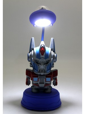 Derin Stok Transformers Masa Üstü Lamba USB Şarjlı Optimus Prime Model