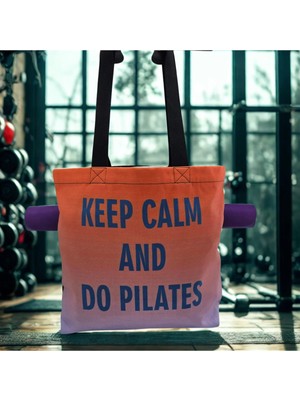 Essendo Kanvas Çanta -Pilates ve Yoga Çantası- Turuncu Degrade
