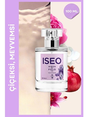 Aqua Di Polo 1987 Iseo EDP Kadın Parfüm 100 ml | Meyveli, Çiçeksi | Nar, Lotus, Manolya, Şakayık, Amber, Misk