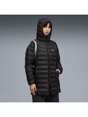 Puma Kadın Siyah Puma Packlıte Hooded Down Coat Siyah Kadın Kapüşonlu Mont
