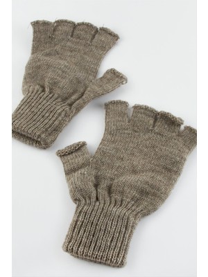 Zero Land Hnrlishp Kesik Uçlu Eldiven- Kahverengi