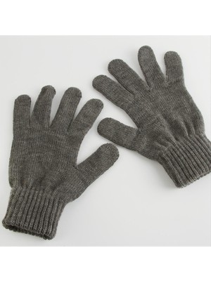 Zero Land Hnrlishp Süper Tek Kat  Eldiven-Koyu Gri