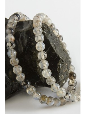 Zero Land Hnrlishp Akik Taşı 6 Mm-Beyaz