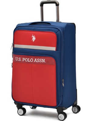 U.s. Polo Assn. Orta Boy Kumaş Valiz – Geniş Hacimli Körüklü, Ultra Hafif, 8 Tekerlekli Seyahat Valizi PLVLZ2605051B