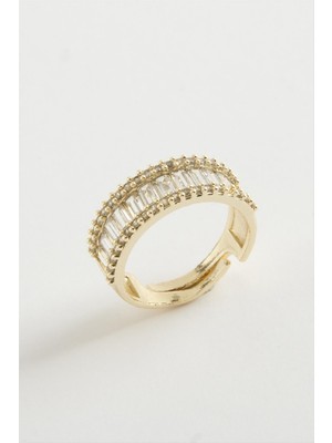 Zero Land Hnrlishp Baget Taşlı Yüzük-Sarı