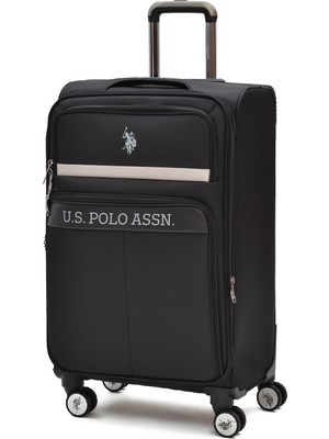 U.s. Polo Assn. Orta Boy Kumaş Valiz – Geniş Hacimli Körüklü, Ultra Hafif, 8 Tekerlekli Seyahat Valizi PLVLZ2605051B