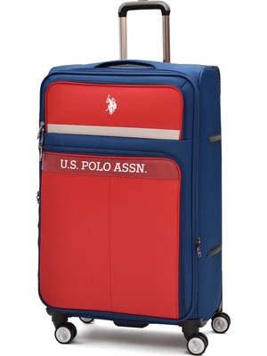 U.s. Polo Assn. Büyük Boy Kumaş Valiz – Geniş Hacimli Körüklü, Ultra Hafif, 8 Tekerlekli Seyahat Valizi PLVLZ2605051A