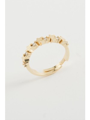 Zero Land Hnrlishp Yıldız Taşlı Yüzük-Gümüş Rengi