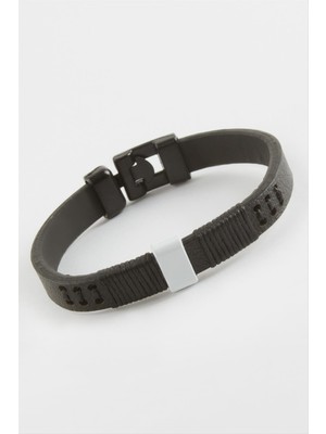 Zero Land Hnrlishp Taraftar Kaliteli Suni Deri Bileklik-Siyah