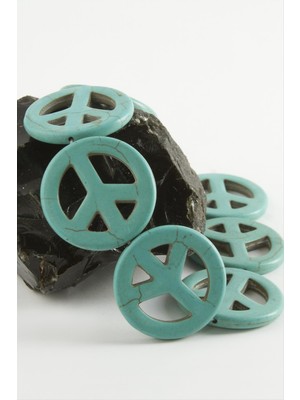 Zero Land Hnrlishp 3,5 mm Barış Turkuaz Taşı-Turkuaz