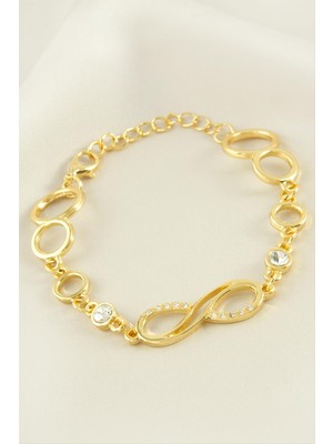 Zero Land Hnrlishp Sonsuzluk Taşlı Bileklik-Sarı