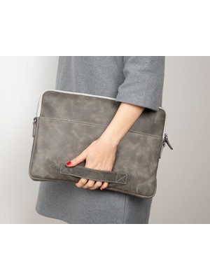 BloominBag Torıno Ash Gray Super Slim 16INÇ Laptop / Macbook Kılıf