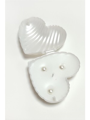 Zero Land Hnrlishp Kalp Kutulu Mum-Beyaz