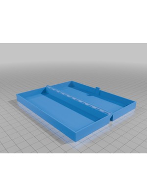 Akaslan Plastik Menteşeli Kilitli Saklama Kutusu – 3D Baskı Organizer (Bu Ürün Sadece Plastik Parçadır - Almadan Önce Soru Sorabilirsiniz)