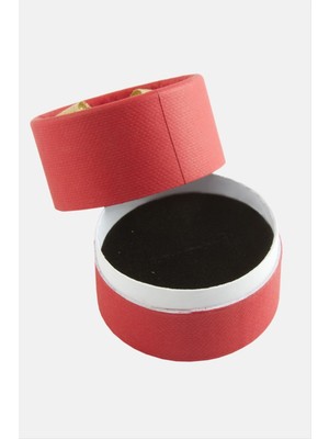 Zero Land Hnrlishp Yuvarlak Yüzük Kutusu-Kırmızı