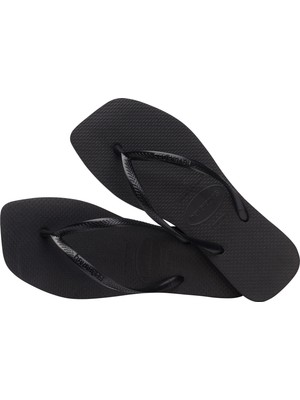 Havaianas Slim Square Siyah Kadın Terlik 41-42