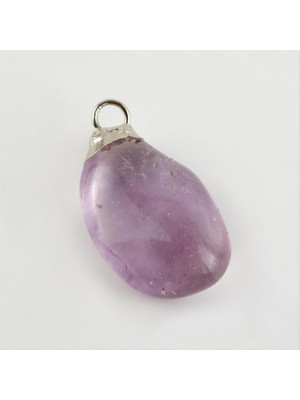 Zero Land Hnrlishp Amatist Doğaltaş Kolye Ucu - Mor