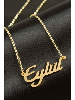 Zero Land Hnrlishp Eylül Isimli Kolye (Kişiye Özel) - Sarı