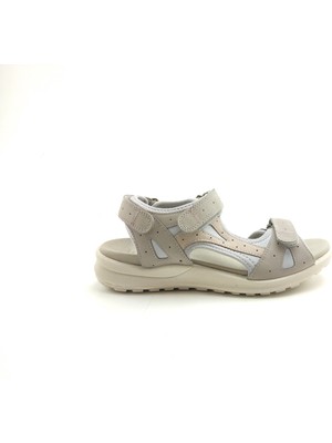 Legero Deri Ortopedik Spor Kadın Sandalet Sırıs 600732 Vizon