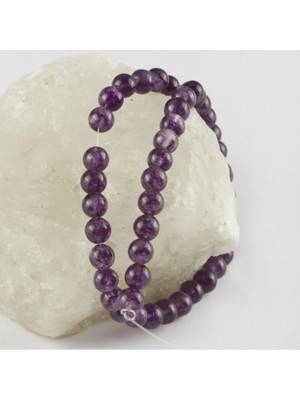 Zero Land Hnrlishp 8 mm Ametist Ceyt Taşı - Mor