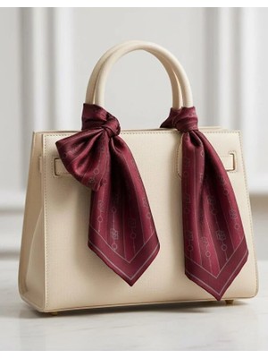 Bushu Kadın Kare Fular – Desenli Mini Fular Saç, Çanta ve Boyun Aksesuarı