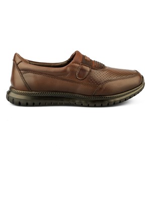 Ortoplus Deri Ortopedik Kadın Ayakkabı KO2503 Kahve